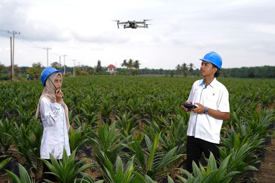 Holding Perkebunan Nusantara Percepat Transformasi Digital, PalmCo Sertifikasi Operator Drone Perkuat Sistem Pemantauan Kebun