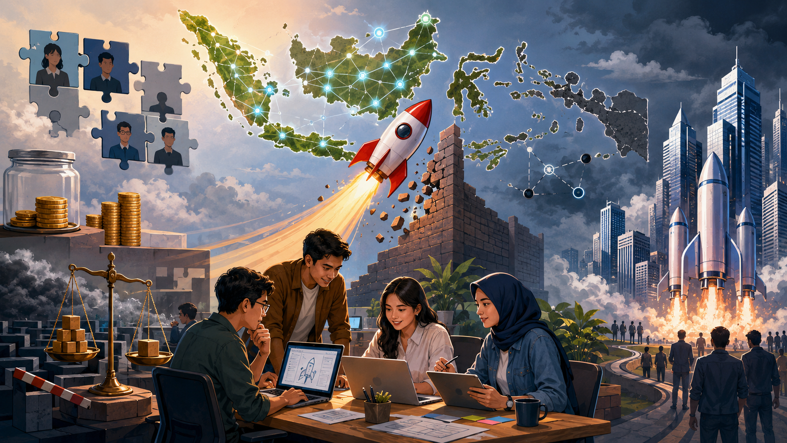 Tantangan Strategis bagi Start-up Teknologi di Indonesia