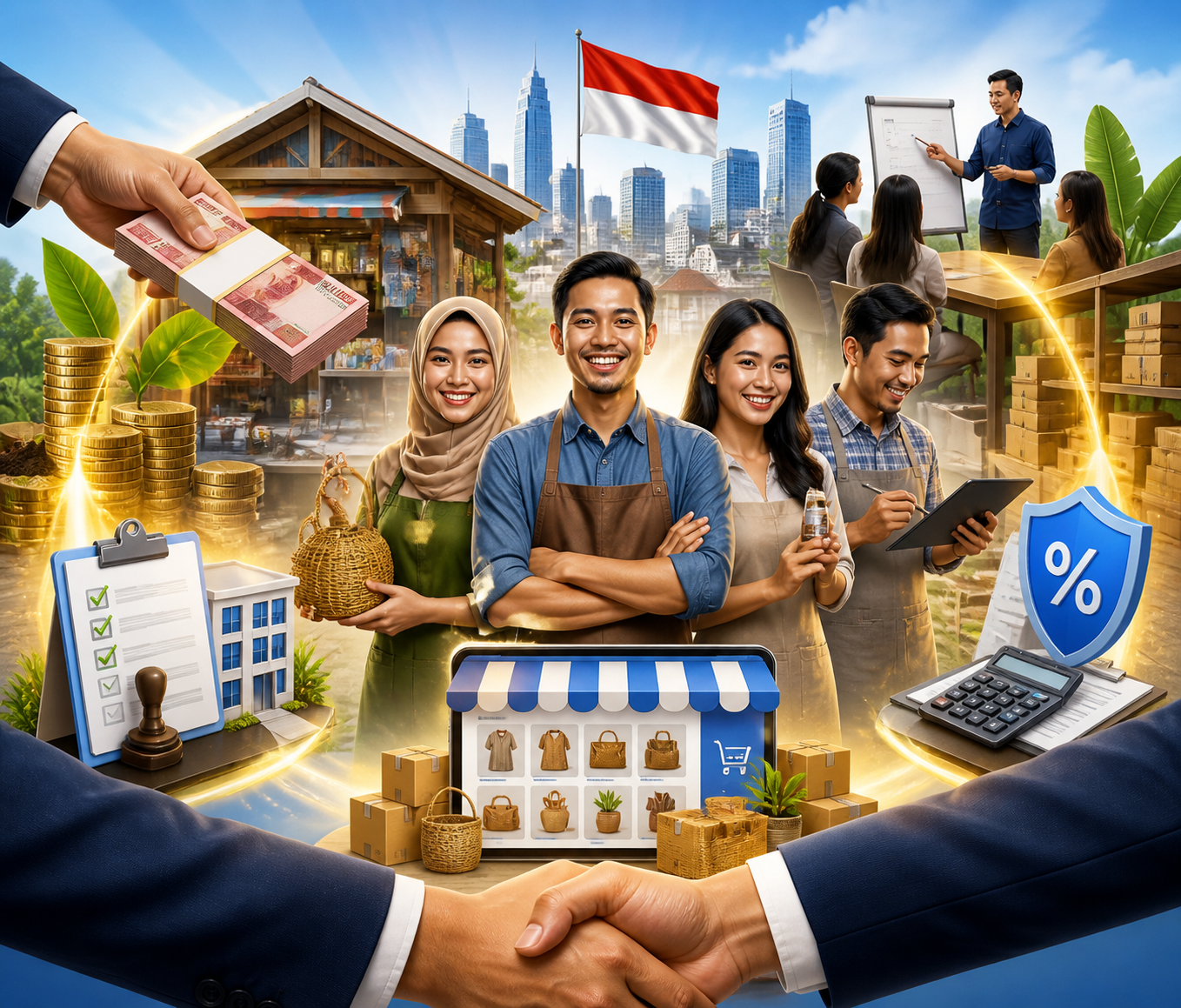 Kebijakan Pemerintah dalam Mendorong UMKM Tumbuh dan Berkembang Secara Berkelanjutan